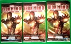 2013 Upper Deck Marvel "IRON MAN 3" Movie Lot of 3 Sealed Packs.