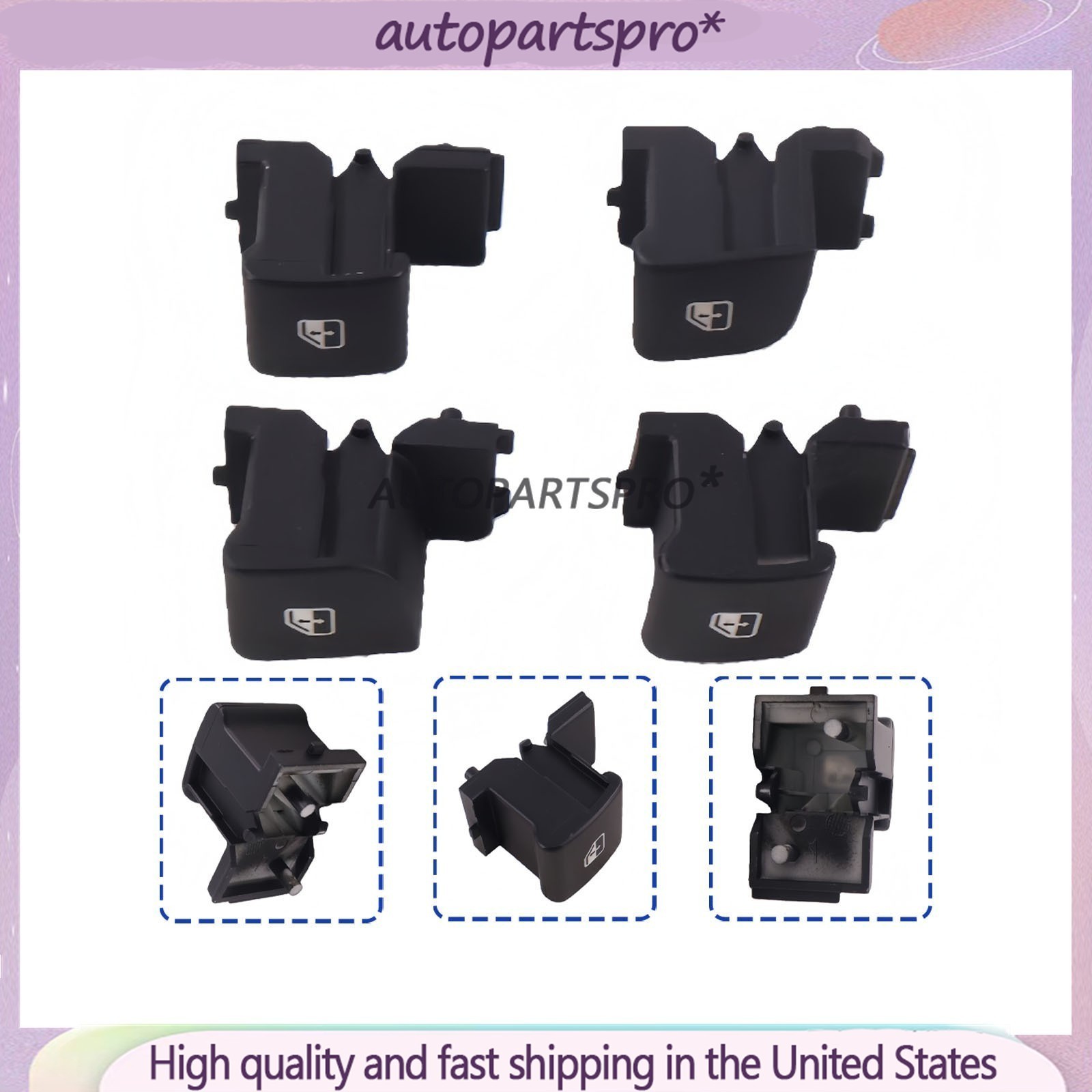 Maserati GranTurismo 2010-2019 Front Window switches Set P/N 247993