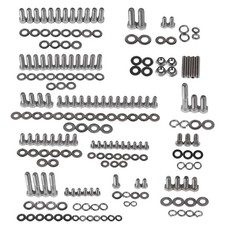 Stainless Engine Bolts Kit For Small Block Chevy 283 302 305 307 327 350 400 V8