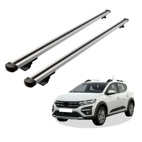 DachträGer Passend FüR Dacia Sandero Stepway Ab Baujahr 2008 V1 In Silber-image