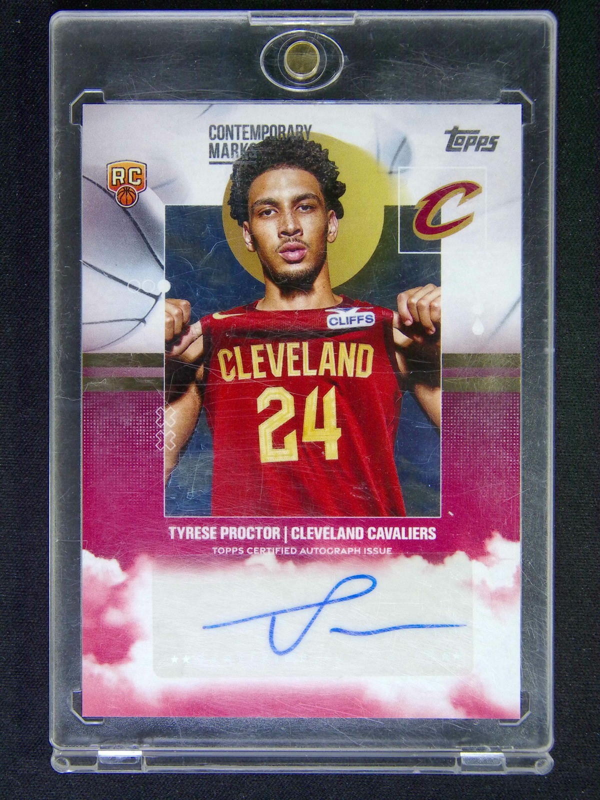 2025-26 Topps Flagship Tyrese Proctor RC Rookie Contemporary Marks Auto