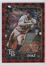 2024 Topps Holiday Plaid Yandy Diaz Yandy Díaz #H17 0wp8