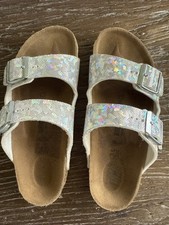 Birkenstock Glitter Sandals with Adjustable Buckles