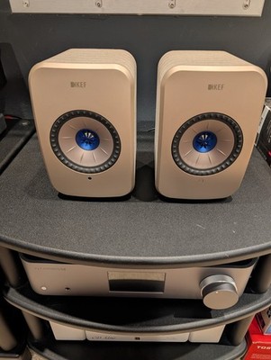 KEF LSX II Wireless Bookshelf Speakers Pair - Color Soundwave