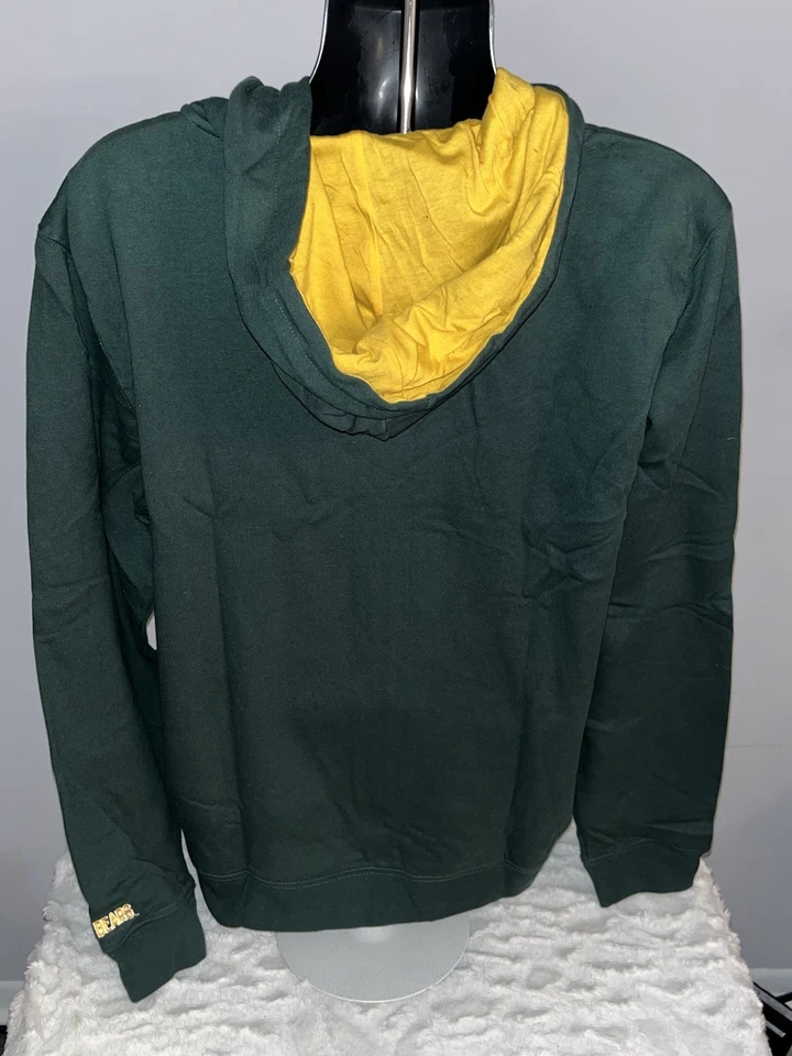 Moletom com capuz masculino BAYLOR BEARS TOP OF THE WORLD COLLEGE ZÍPER COMPLETO GRANDE NOVO COM ETIQUETAS - Imagem 2 de 3