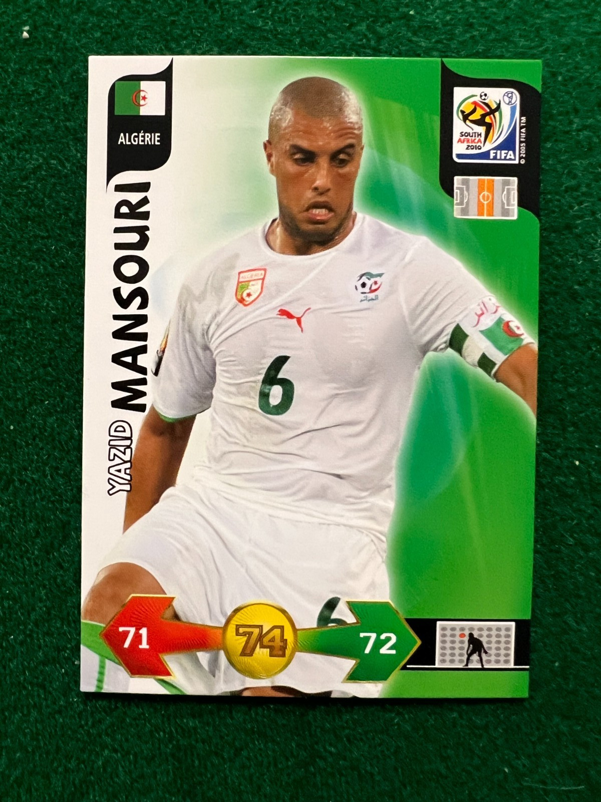 Panini Adrenalyn - 2010 World Cup South Africa - Team ALGERIA