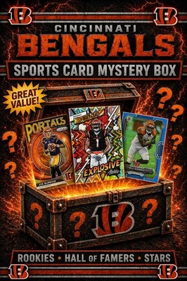 Cincinnati Bengals Mystery Sports Card Box - Read Description