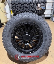 20x9 Arena A103 Mission Black Wheels 35 At Tires 8x170 Ford Super Duty F250