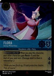 Flora - Strong-Willed Fairy 141/204 The Wilds Unknown Cold Foil Rare
