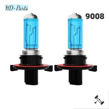 H139008 55w Halogen Headlight Bulb 6000k White Two Bulbs Head Light Dual Beam