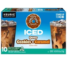 the original donut shop iced refreshers Cookies And Caramel 24 count