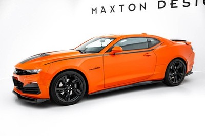 Street+ Seitenschweller Leisten V.1 passend für Chevrolet Camaro SS Mk6 FL schwa