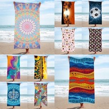 New Large Microfibre Beach Towel Sports Travel Camping Gym Lightweight Bath Towe