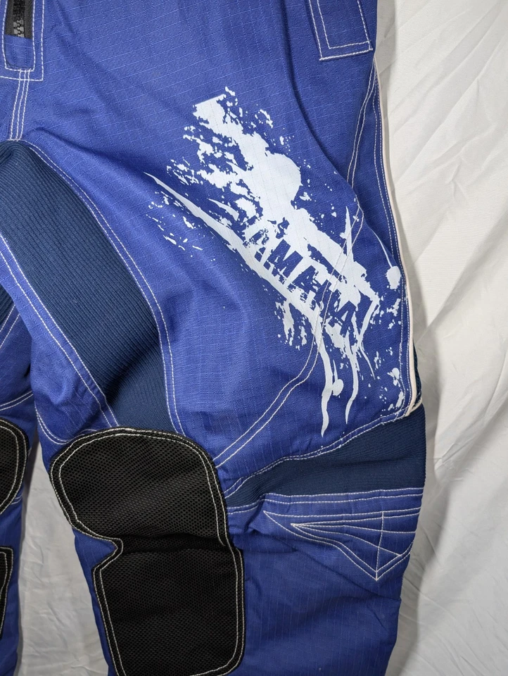 Pantalones de motocross Yamaha equipo de rifing para hombre talla 36 azul BMX  Foto 3 de 4