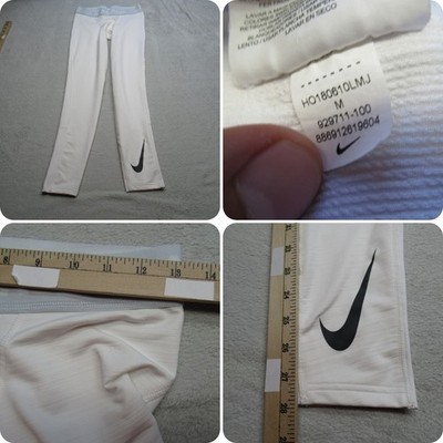 Nike Pro Therma Tights Mens Medium White Flex Compression Pants 26x28