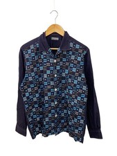 COMME des GARCONS HOMME Long Sleeve Shirt Cotton Navy hh b016