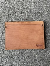 Rare Vintage Hartmann Card Case Holder Slim Wallet Tan Leather Pass Holder