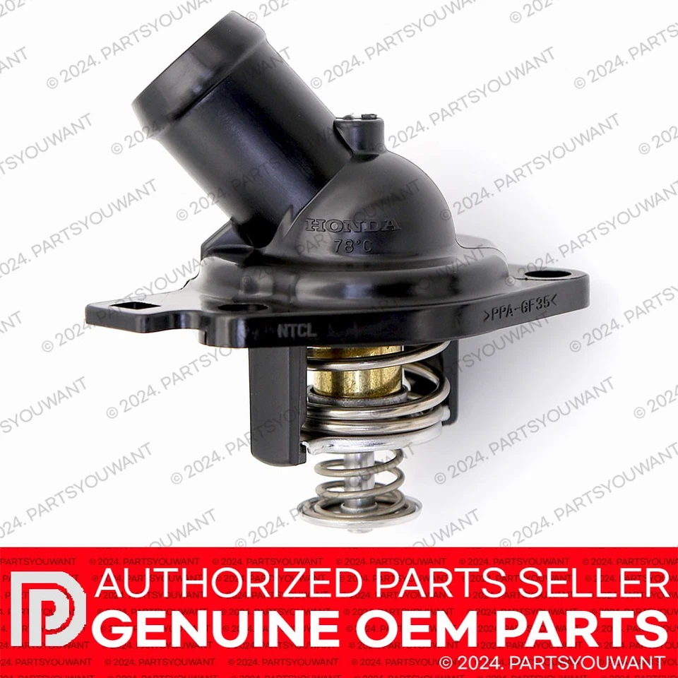 GENUINE Honda OEM Engine Water Coolant Thermostat 19301-RAF-004 / 19301RAF004 - Изображение 3 из 4