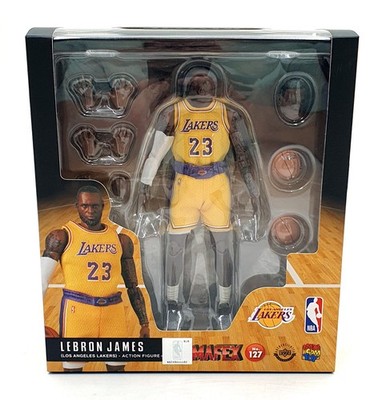Medicom Mafex 6 inch Figur Nr.127 - Lebron James Los Angeles Lakers #23