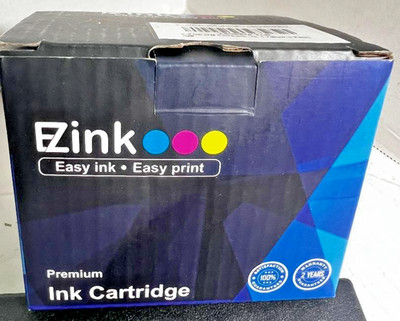 EZink Easy Print 5 Pack Ink Cartridges Open Box missing one cartridge & Expired
