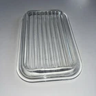 Vintage Pyrex 502-C Replacement LID ONLY Ribbed Glass Fridge Dish Tiny  EdgeChip