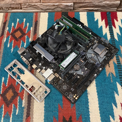 ASUS PRIME H370M-PLUS mATX Motherboard Combo! i5-9400 16GB RAM 256GB SSD Win11P