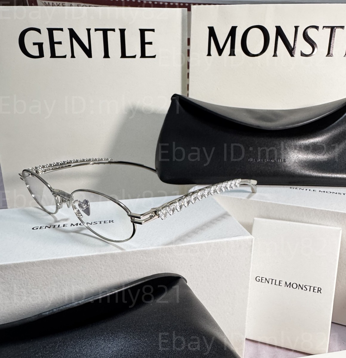 小物 gentlemonster Gentlemonster Sunglasses Jennie - Barrette 02 Silver Frame Clear