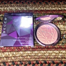 Becca shimmering skin perfect pressed lilac Geode full-size NIB 