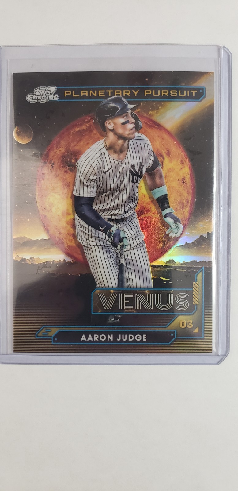 2024 Topps Cosmic Chrome Aaron Judge Planetary Pursuit Venus #PPV-1 Yankees