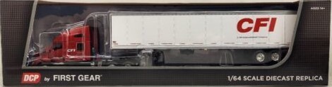 First Gear 60-0935 1:64 DCP CFI Trucking Kenworth T680 w/Wabash Tandem Trailer