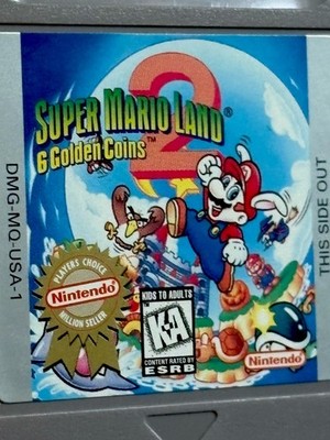 Super Mario Land 2: 6 Golden Coins (Nintendo Game Boy) Original