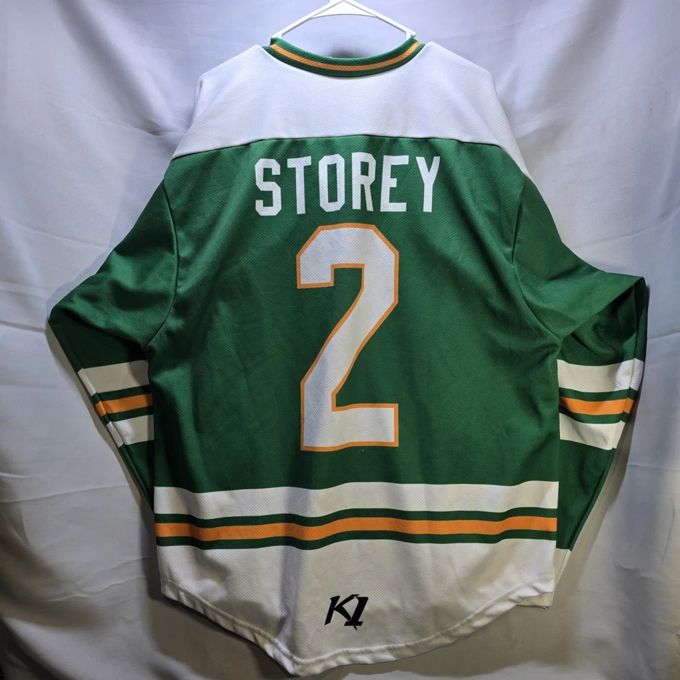 Camiseta irlandesa de hóquei adulto Notre Dame grande número 2 andares - Imagem 4 de 4