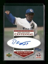 2001 Upper Deck Minors Centennial #S-RS Rafael Soriano Signatures #/100 Auto