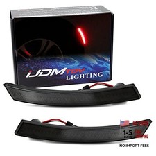 Smoked Lens Red Led Full Rear Side Marker Light Kit
