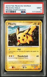 Pikachu PW9 World Collection 2010 Holo Promo - Portuguese