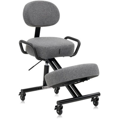 Ergonomic Kneeling Chair with Backrest, Improve Posture, Thick Cushions, Lock...