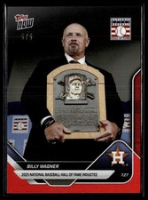 2025 Topps Now 475 Billy Wagner Houston Astros Hall of Fame Inductee Red 5/5
