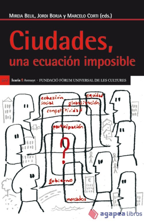 Ciudades, una ecuación imposible. NUEVO. ENVÍO URGENTE (Librería Agapea)
