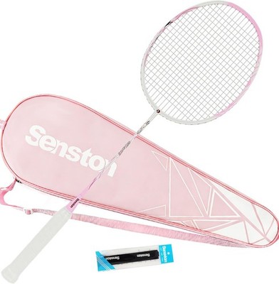 Carbon-Fiber Badminton Racket 5U Badminton Racquet, Single Professional Badmi...