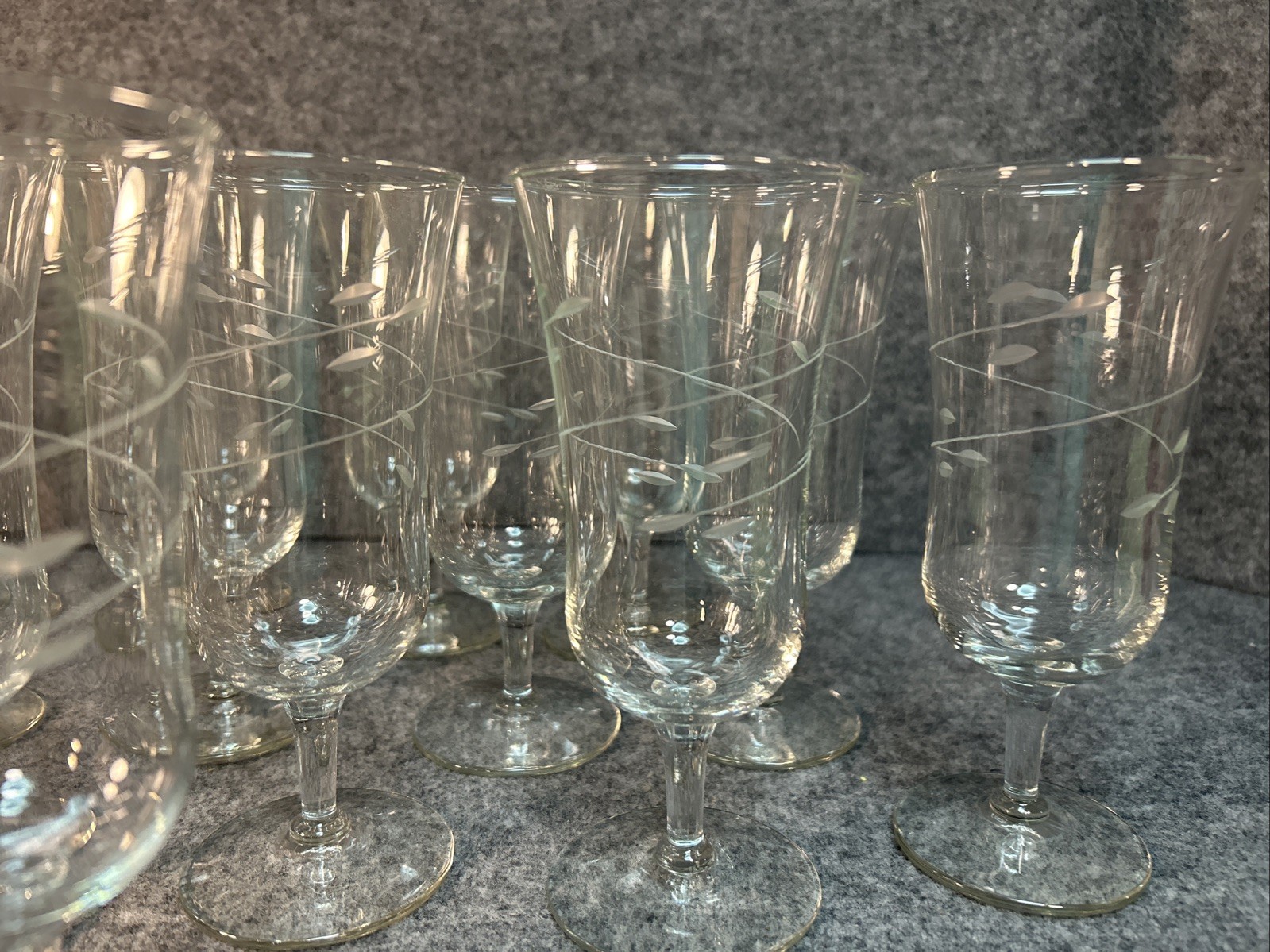1960’s Libbey INTERLUDE Parfait 8 Oz. Glasses 8474 (Set of 17)