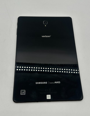 Samsung Galaxy Tab S4 SM-T837V 64GB 10.5'' Dual UNLOCKED Black /Tablet FAIR