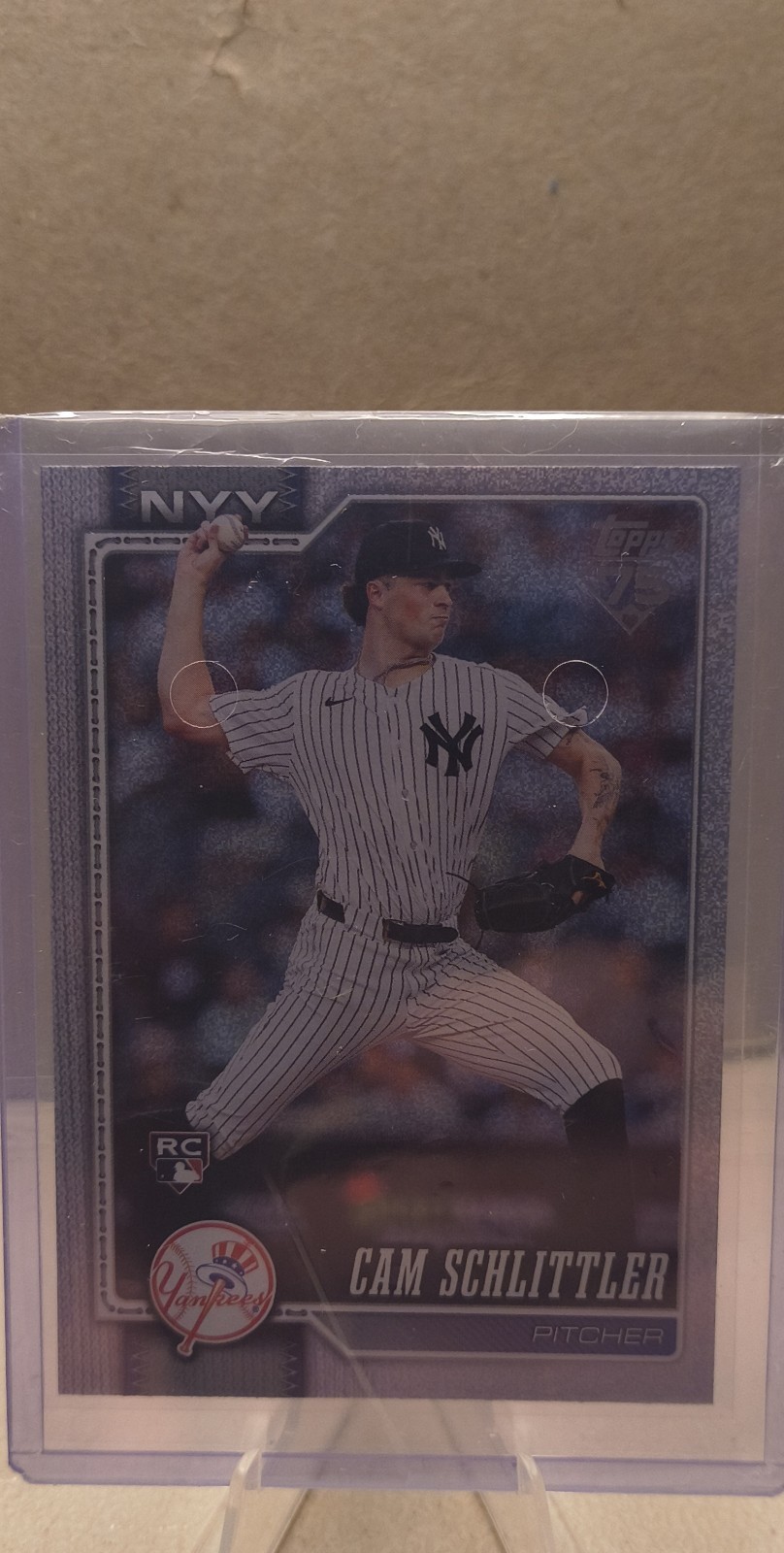 2026 Topps Series 1 - Cam Schlittler #111 Sandglitter (RC)