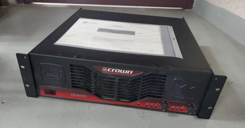 Crown CE4000 2-Kanal Profi Audio Endstufe Rackmount Verstärker - getestet