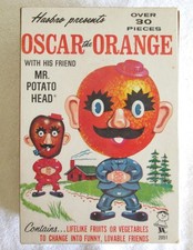 1960s Mr Potato Head With Oscar The Orange MIB Complete 38 Pieces Great Cond