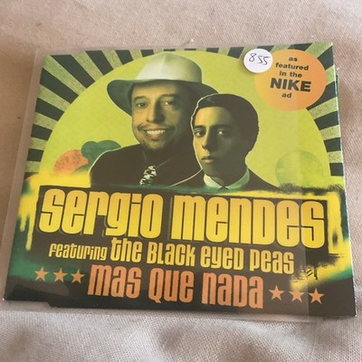 Serio Mendes Black Eyed Peas - Mas Que Nada - Original CD Single & Inserts 855