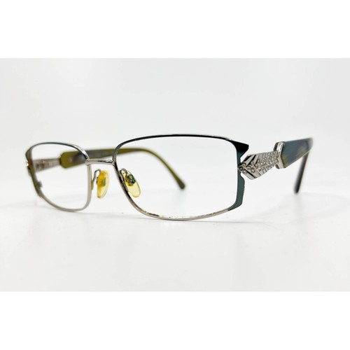 Diva Eyeglasses Women Silver  Rhinestone Rectangular 5303 53-16-133