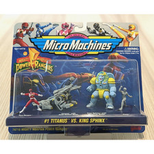 Micro Machines Power Rangers - Titanus VS King Sphinx - Galoob 1994 - Neuf