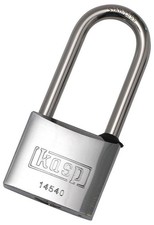 Image of 40mm 145 Marine Stainless Steel Keyed Alike Long Shackle Padlock - K14540L50A1