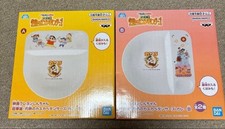 Cryon Shin-chn Super Bright! Burning Ksukbe Dancers Curry Plate Set New Unopened