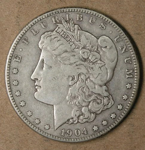 $1 1904-S Morgan Silver Dollar VF San Francisco Mint * AvenueCoin